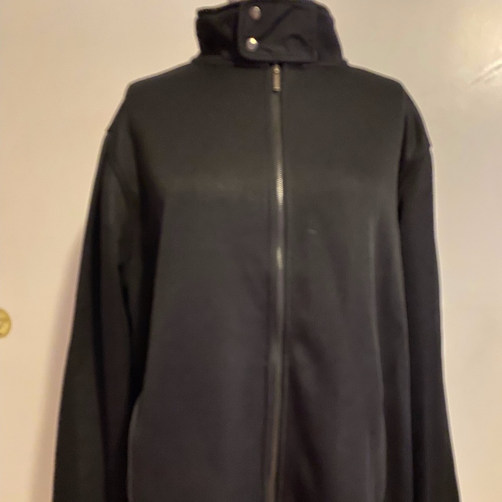 Mens PD&C Black Zip Up Jacket